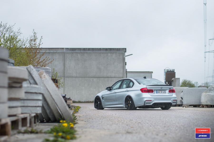  BMW M3 Sedan on Vossen Wheels (VWS-3) 2017 года  (фото 6 из 44)